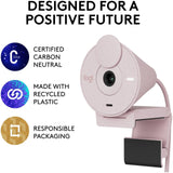 Logitech BRIO 300 Full HD USB-C Webcam Rose