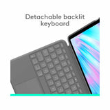 Logitech Combo Touch iPad Air for 11 - inch M2 Oxford Grey (920 - 012627)