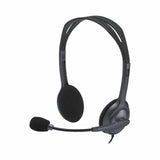 Logitech H111 Basic Stereo Wired Headset Single 3.5mm Jack