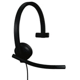 Logitech H570e Mono Teams Headset Black USB C