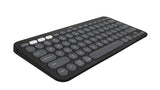 Logitech K380s Pebble Keys 2 Tonal Graphite Wireless Keyboard