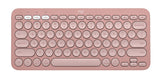 Logitech K380s Pebble Keys 2 Tonal Rose Wireless Keyboard