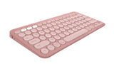 Logitech K380s Pebble Keys 2 Tonal Rose Wireless Keyboard