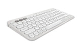 Logitech K380s Pebble Keys 2 Tonal White Wireless Keyboard
