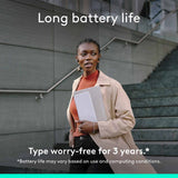 Logitech Keys To Go 2 Apple Pale Grey Keyboard Case & Tablet Accessory