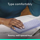 Logitech Keys To Go 2 Universal Lavender Wireless Keyboard