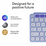 Logitech Keys To Go 2 Universal Lavender Wireless Keyboard