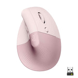 Logitech Lift Vertical Ergonomic Mouse Rose (910 - 006481)