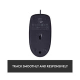 Logitech M100r Basic Wired USB Mouse