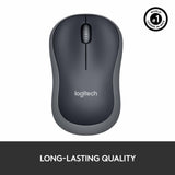 Logitech M185 Basic Wireless Mouse Black