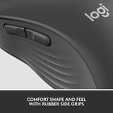 Logitech M650 Signature Large Wireless Mouse Graphite