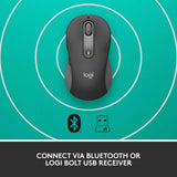 Logitech M650 Signature Large Wireless Mouse Graphite