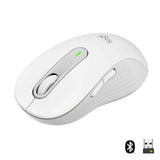 Logitech M650 Signature Large Wireless Mouse Off White
