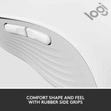 Logitech M650 Signature Large Wireless Mouse Off White