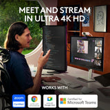 Logitech MX Brio 4K Ultra HD Professional Business Webcam Pale Grey (960-001561) - SourceIT
