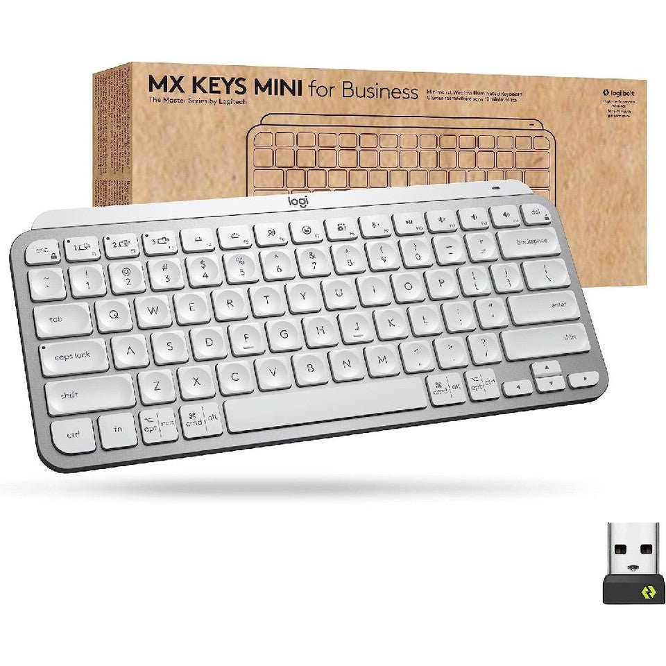 Logitech MX Keys Mini Wireless Keyboard For Business Off-White