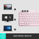 Logitech MX Keys Mini Wireless Keyboard Rose