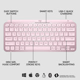 Logitech MX Keys Mini Wireless Keyboard Rose