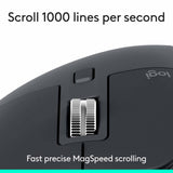 Logitech MX Master 3S Wireless Mouse Graphite Bluetooth Version