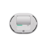 Logitech Spot rear view showing the adhesive and screw mounting bracket interface