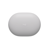 Logitech Spot presence and environmental sensor in off-white, front view
