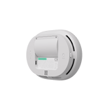 Logitech Spot with battery cover removed showing the replaceable lithium thionyl chloride D-cell