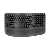 Logitech Wave Keys Ergo Wireless Keyboard Graphite