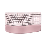 Logitech Wave Keys Ergo Wireless Keyboard Rose