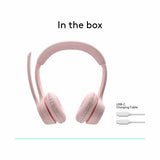 Logitech Zone 300 Wireless Bluetooth Headset Rose