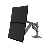 Ergotron LX Pro Dual Stacking Arm, Grommet Mount Dark Grey (45-710-293) - view 3