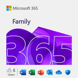 Microsoft 365 Family (Up to 6 People) Annual Subscription (12 Months)