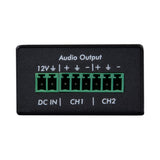 MuxLab 500552 Dante 2-channel analog audio decoder — view 4
