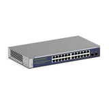 NETGEAR GS724T 24-Port Gigabit Smart Cloud Managed Switch with 2 SFP (GS724T-600UKS)