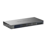NETGEAR XS724EMv2 front left view