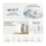 TP-Link Deco BE68 BE14000 Tri-Band Whole Home Mesh WiFi 7 System (1-Pack) — product view 4