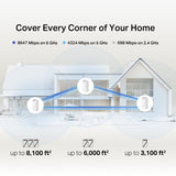 TP-Link Deco BE68 BE14000 Tri-Band Whole Home Mesh WiFi 7 System (2-Pack) — product view 9