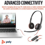 Poly Blackwire 3220 Stereo USB - C&A Headset (8X228AA)
