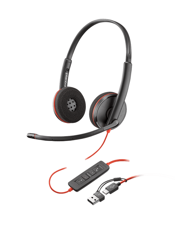 Poly Blackwire 3220 Stereo USB - C&A Headset (8X228AA)