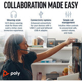Poly Blackwire 3220 Stereo USB - C&A Headset (8X228AA)