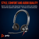 Poly Blackwire 3320 Stereo MS USB - C&A Headset (8X220AA)