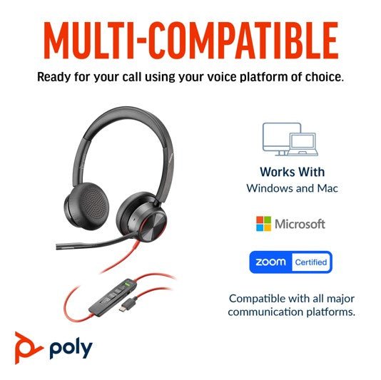 Poly bw 8225 stereo usb-c+a moq10 Poly bw 8225 stereo usb-c+a moq10