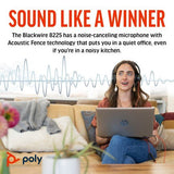 Poly Blackwire 8225 Stereo UC USB - C&A Headset (8X223AA)