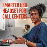 Poly EncorePro 545 USB Convertible Headset + USB - C/A (783R4AA)