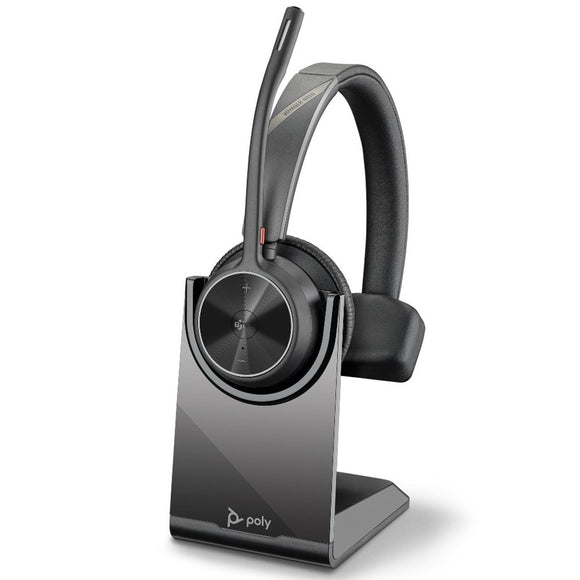 Poly Voyager 4310 MS Mono Wireless BT Headset w/ Stand USB - C (77Y97AA)