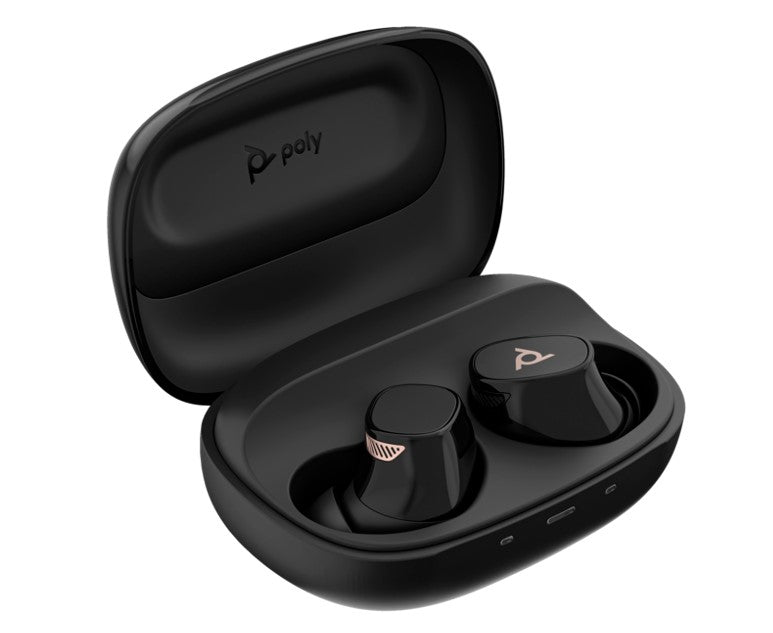 Poly Voyager Free 20 Black Earbuds + Charge Case – SourceIT