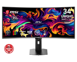 MSI MPG 341CQR QD-OLED X36 34" UWQHD 360Hz Curved Gaming Monitor