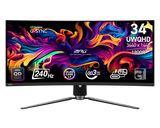 MSI MPG 341CQPX QD-OLED 34" UWQHD 240Hz Curved Gaming Monitor