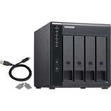 QNAP TR - 004 4 - Bay USB 3.0 Gen 1 RAID Expansion Enclosure