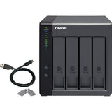 QNAP TR - 004 4 - Bay USB 3.0 Gen 1 RAID Expansion Enclosure