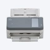 Ricoh fi-7300NX network scanner, front view with stacker open